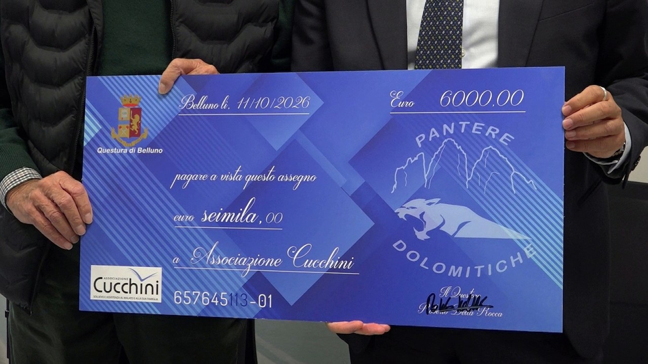 Pantere Dolomitiche in pista a favore della Cucchini