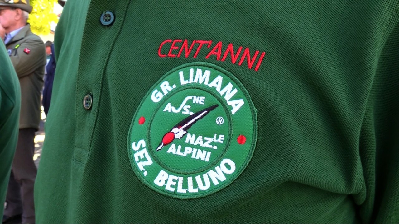 Limana in festa per i 100 anni del suo Gruppo Alpini