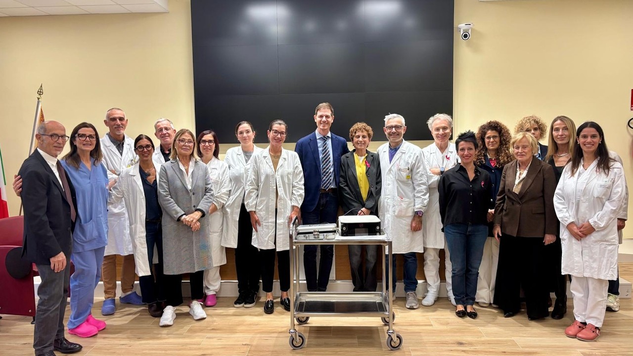 Una donazione per l'ospedale di Belluno