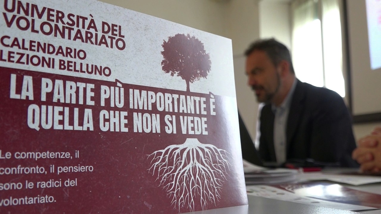 L'Università del Volontariato sbarca a Belluno: lezioni da novembre a maggio