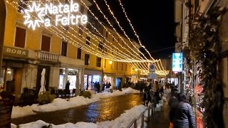 Feltre, fra shopping natalizio e nuove iniziative per il distretto del Commercio con Pedavena