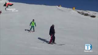 Una vacanza sulla neve per un gruppo di disabili visivi