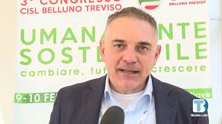 Massimiliano Paglini confermato alla guida della Cisl Belluno Treviso