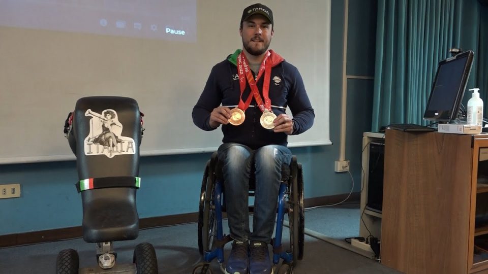 Al Segato lezione speciale per gli studenti con il campione paralimpico Renè De Silvestro