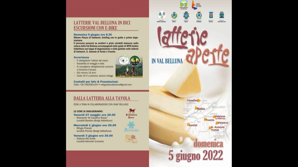 Latterie aperte in Valbelluna