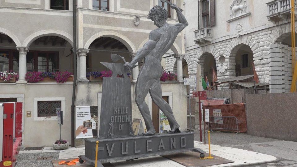 Ultimi preparativi a Feltre in vista dell’apertura ufficiale della 36° Mostra dell’Artigianato