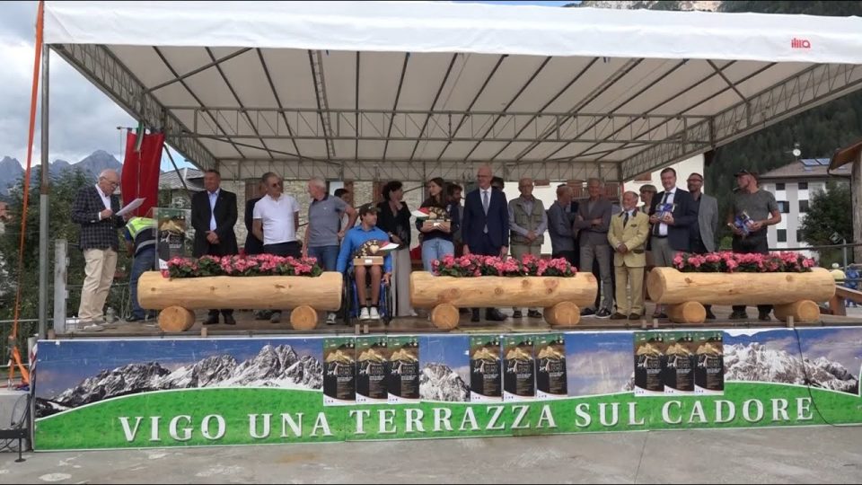 A Vigo di Cadore, la cerimonia di premiazione del “Pelmo d’Oro”