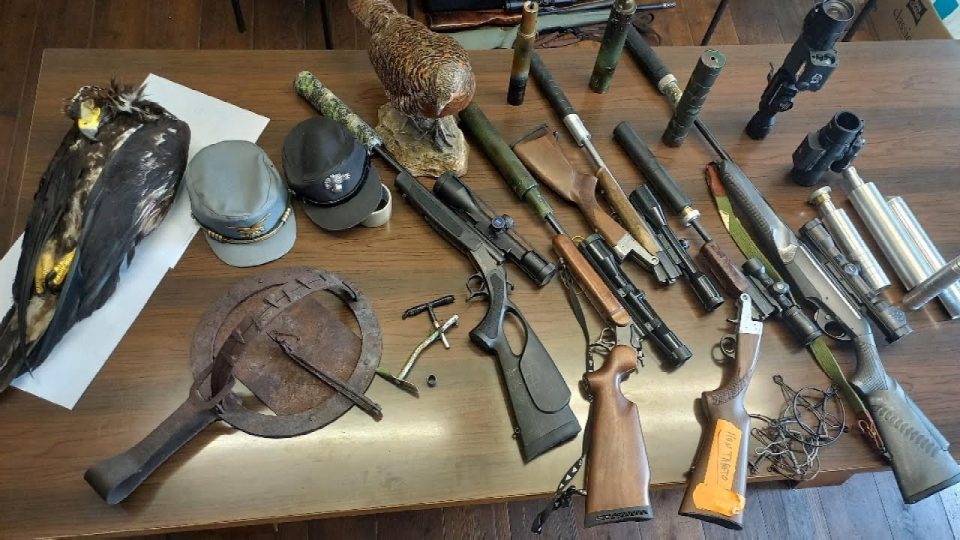 Tre arresti e due denunce per bracconaggio: un gruppo organizzato sparava anche alle aquile