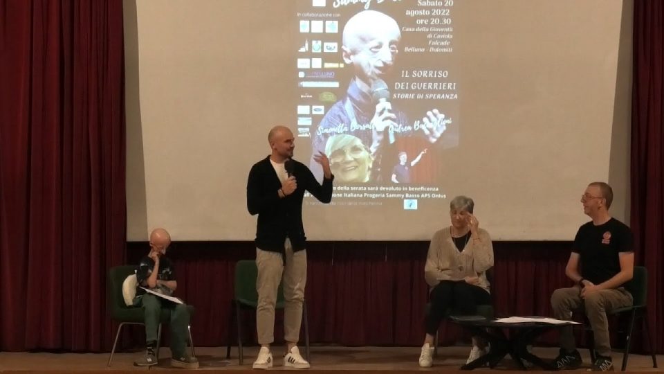 A Caviola “Il sorriso dei guerrieri” con Sammy Basso
