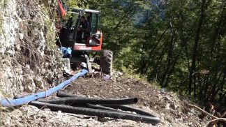 I lavori di Bim Gsp nella zona di Longarone