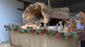 Il tradizionale presepio di Fioretto Bortot