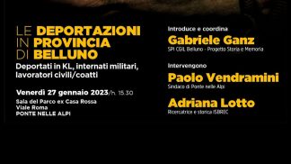 Giornata della Memoria: a Ponte un incontro su deportazioni e lavoro forzato