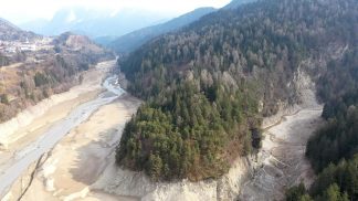 Iniziate le operazioni di reinvaso del Lago di Centro Cadore