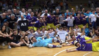 Canottieri Belluno; la festa per la promozione in A2
