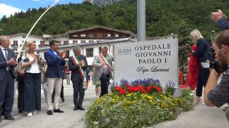 Ospedale di Agordo: l’intitolazione ufficiale a Papa Albino Luciani