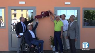 Omaggiato il donatore che ha contribuito alla realizzazione del Magazzino Ausili di Belluno