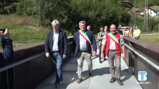 Inaugurati i lavori per la messa in sicurezza idraulica del Bisioliga e la nuova passerella