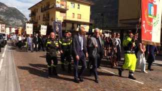 A Longarone inaugurato il viale “Soccorritori del Vajont”