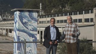 Zona industriale di Longarone, un’opera d’arte a memoria del disastro del Vajont
