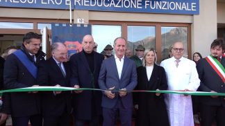 Taglio del nastro per il rinnovato ospedale di Lamon, centro extraprovinciale per la riabilitazione