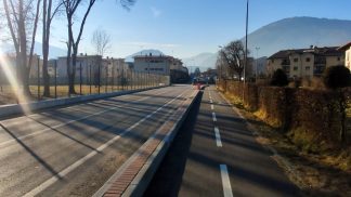 Feltre, completati i lavori sulle ciclabili attorno all’ospedale