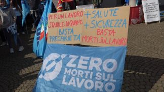 Sciopero e flash mob per la sicurezza sul lavoro, Cigl e Uil Belluno in piazza
