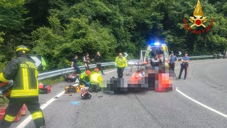 Scontro frontale tra due moto, 31 enne in Rianimazione