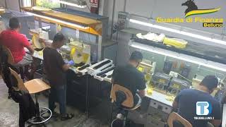 6 lavoratori in nero e 7 irregolari: l’operazione della Guardia di Finanza di Belluno