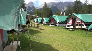 Campeggio di Pralongo: un sit-in tra protesta e ricordi