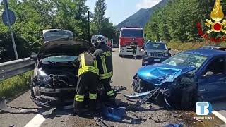 Domenica di soccorsi tra le strade bellunesi