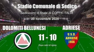 La Dolomiti Bellunesi vola agli ottavi di Coppa Italia